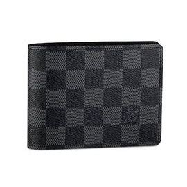 lv black checkered wallet|black louis vuitton wallet.